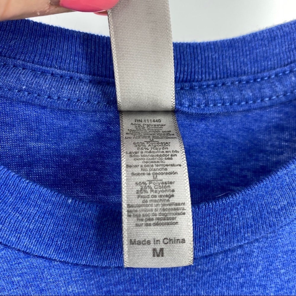 Dirty Guv’nahs royal blue tee men’s Sz M. #A5 - Picture 4 of 7